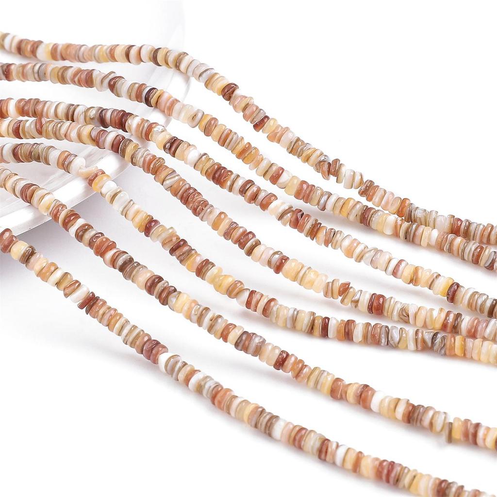 Natural Seashells Irregular Mesopores And Circular Spacer Beads For DIY Necklace Bracelet Earrings Jewelry Making