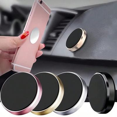 Magnetic Car Phone Holder, Universal Super Strong Magnetic Metal Stand, Can Be Attached To Car Dashboard Or Interior, Suitable For All Phones