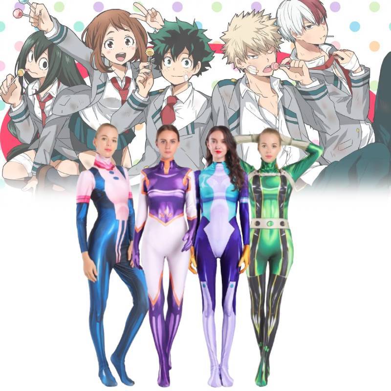My Hero Academia Cosplay Costume For Kids And Adults With Polyester Fabric For Halloween And Stage Shows
