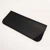 Folding Leather Glasses Case - Soft, Portable Zipper Pouch for Sunglasses & Eyeglasses