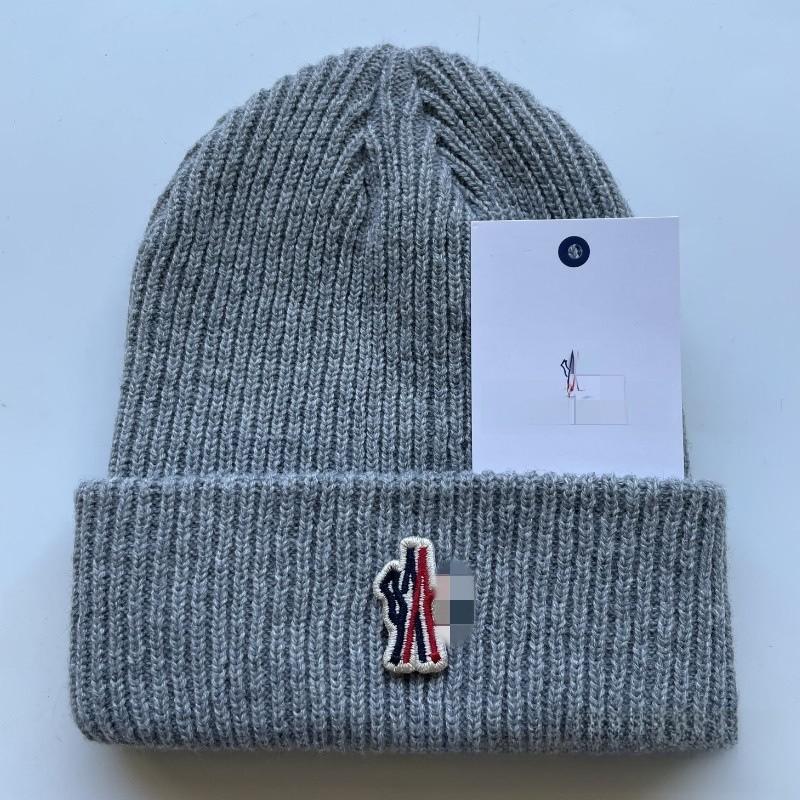 Casual Knitted Hat Fall Winter Unisex Acrylic Warm Windproof Outdoor Beanie