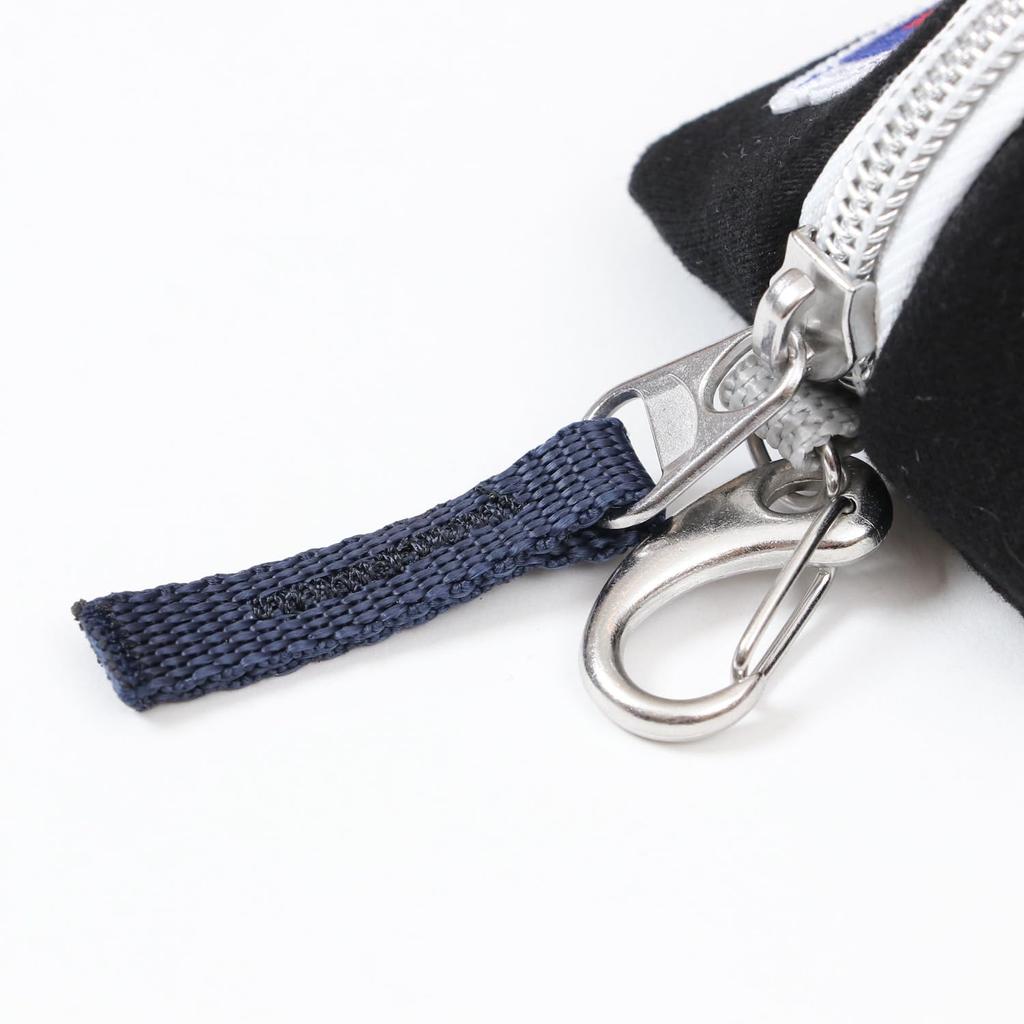 [Champion] Outdoor Fleece Rubber Print Ball Pouch Accessories Golf C3-BG704B Black