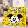 Mickey Flannel Blanket Cartoon Print for Travel Picnics Bedrooms Sofas Beds Chairs Home Decor All Seasons Unique Style