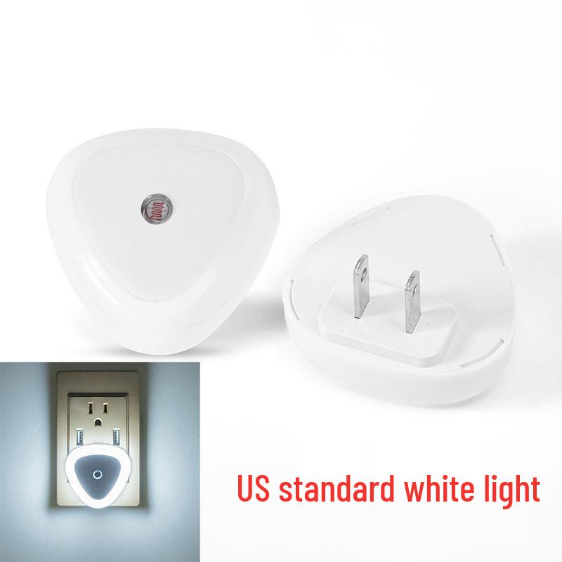 Triangle US Plug Smart LED Night Light - Energy-Saving Induction (1, 2, 4, or 6 Pack)