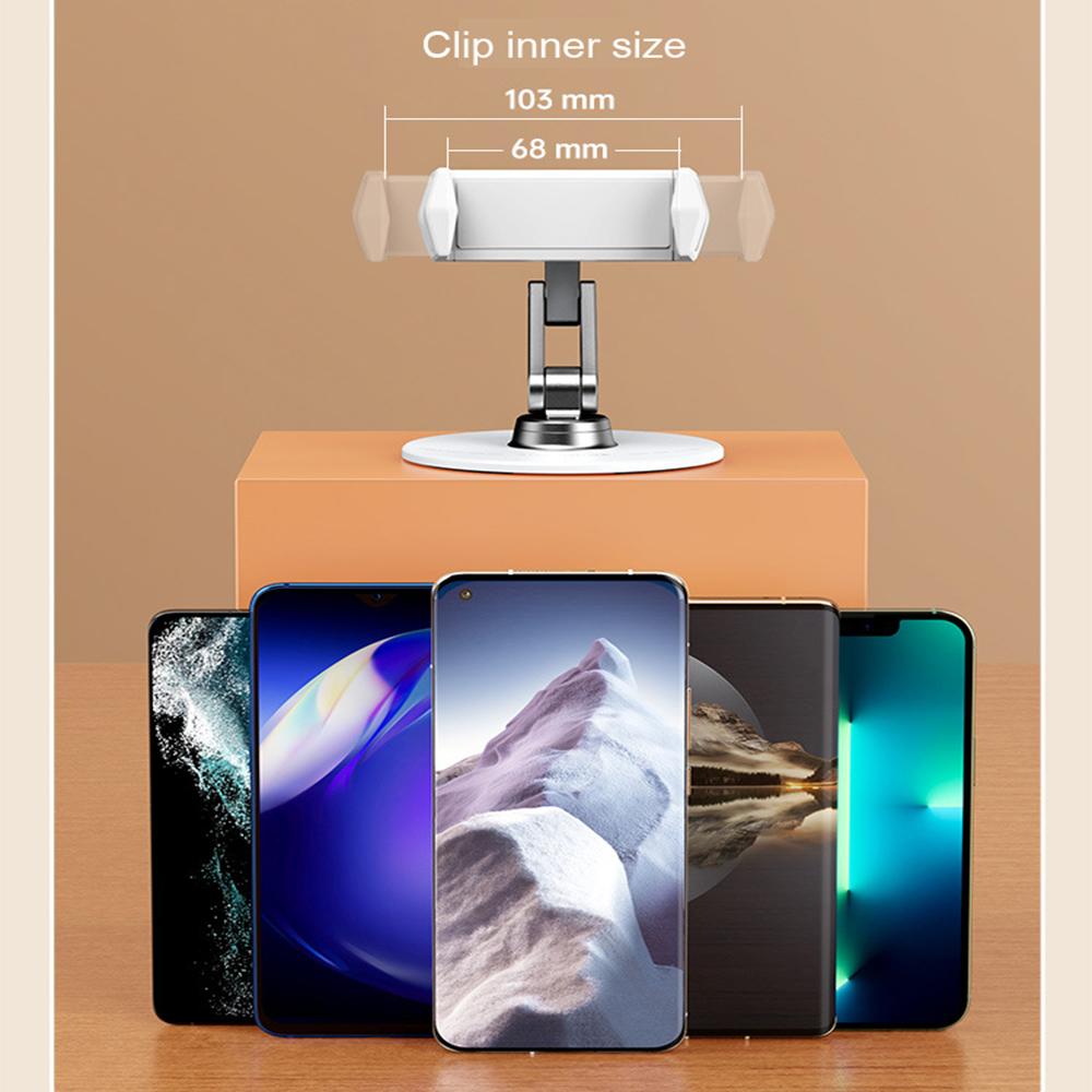 Phone Holder 360 Rotatable Adjustable Foldable Portable Holders for IPhone 15 14 13 Samsung Xiaomi Huawei Mobile Phones Support