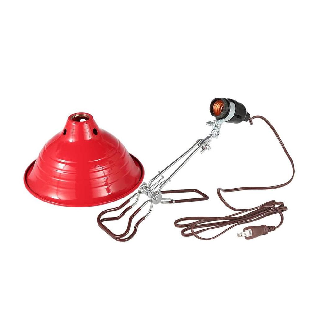 Dulton Aluminum Clip Lamp Medium Red Clip Lighting with a Distinct Personality Light Outlet Photography Work RED Body Length 37cm Diameter Cord Length