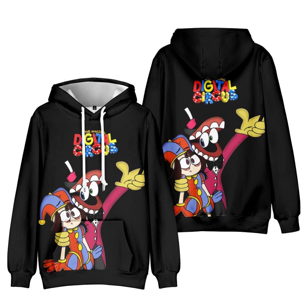 

The Amazing Digital Circus Hoodie Graphic Printed Sweatshirts Tops Men Casual Hip Hop Streetwear Couple Pullovers XXS
