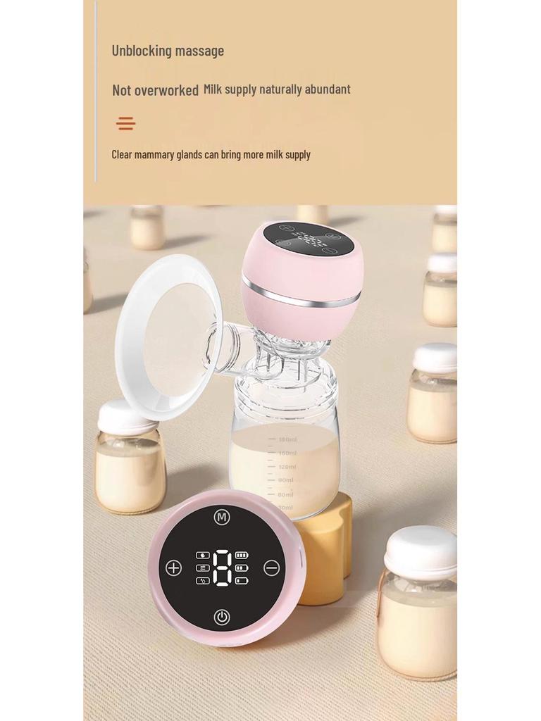 Smart Silent Electric Breast Pump with Variable Frequency and Integrated Massage