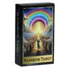 10.3*6cm Rainbow Tarot Deck 78 Colorful Tarot Oracle Cards Illustration Divination Wisdom Oracle Cards RWS System for Beginners