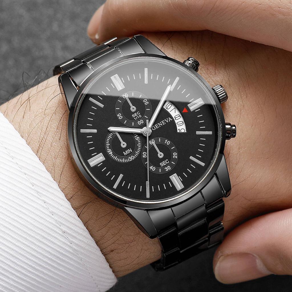 Fashion Business Men Watches Luxury Calendar Quartz Wristwatch for Man Clock Relogio Masculino Montre Homme