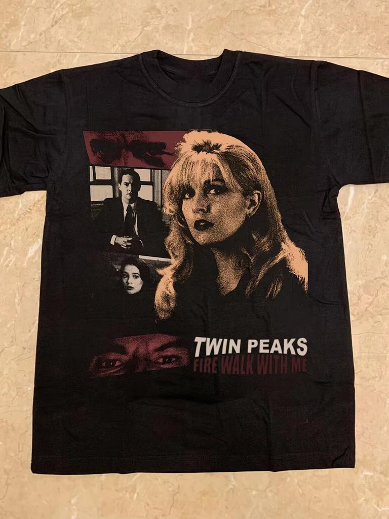Classic TV comedy series "Twin Peaks" - T-shirt with photo print, for men and women, fashionable, summer, loose, new t-shirt.