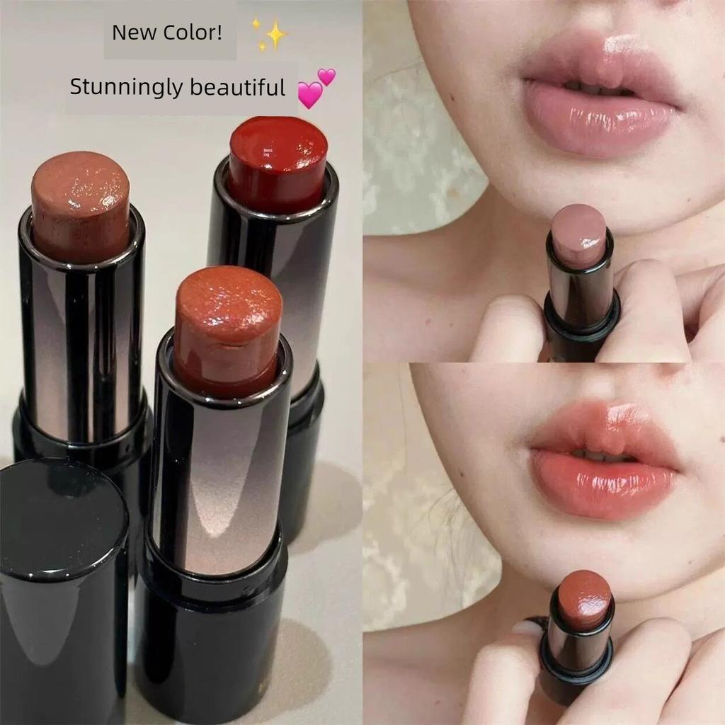 Lipstick for Autumn and Winter, Water-Glossy, Translucent, Low-Saturation Nude Pink, Everyday Nude Color Series, Moisturizing Student Lip Balm,