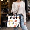 Cute Kitchen Pattern Tote Bag Portable Daily Shopping Handbag