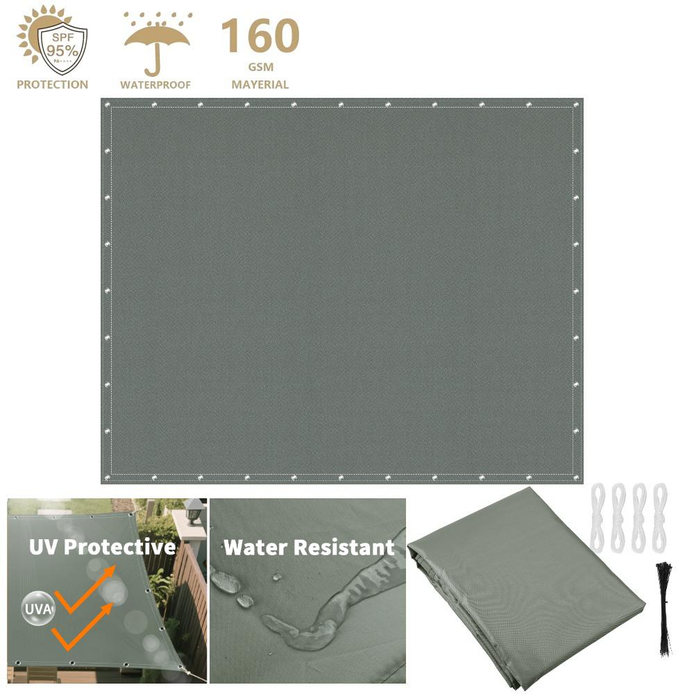 2x3/3x3/3x4/4x5M Sun Shade Sail Waterproof Outdoor Square Rectangle Garden Patio UV Block Party Canopy Pool Camp Awning Shelter