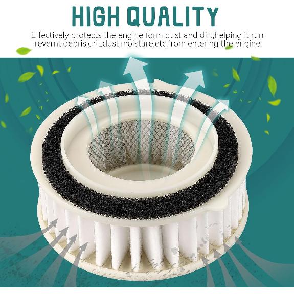 V-Star 650 Air Filter Fit for Yamaha V-Star 650 XVS650 Custom Drag Star 650 XVS650A Classic XVS650AT Silverado Vstar Custom XVS650 A DragStar Classic