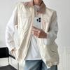 New Arrivals Open Run Military Vest Layered Windbreaker Stopper Spring Outerwear