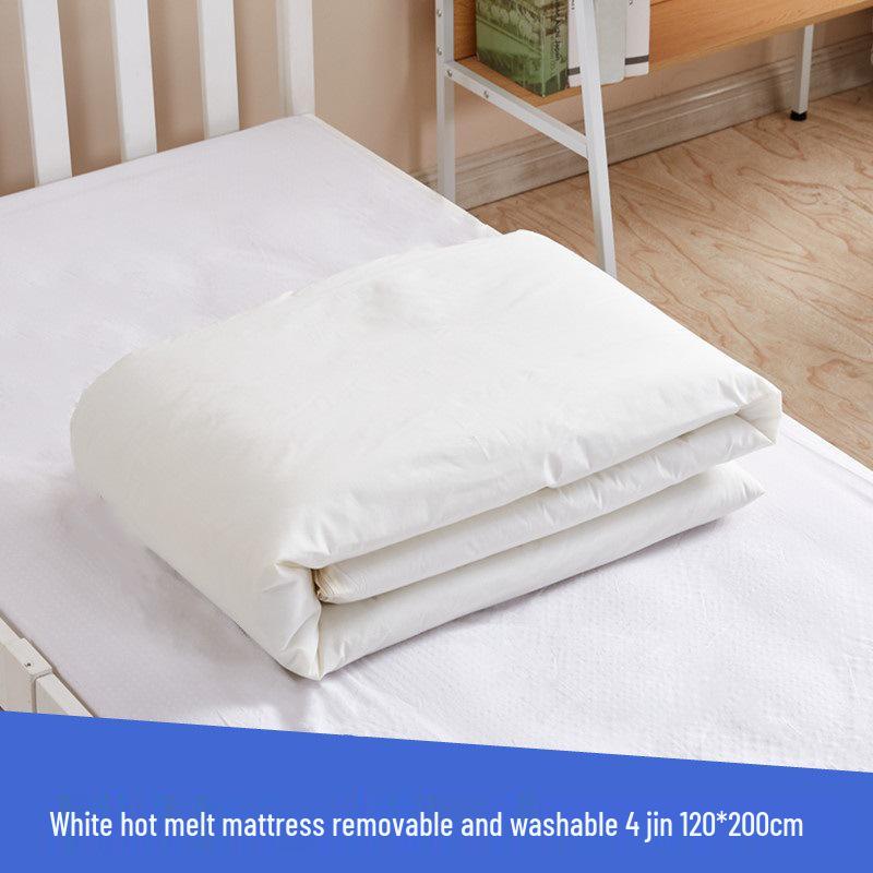 Army Green Student Dormitory Mattress with White Hot Melt Cotton for Military Training