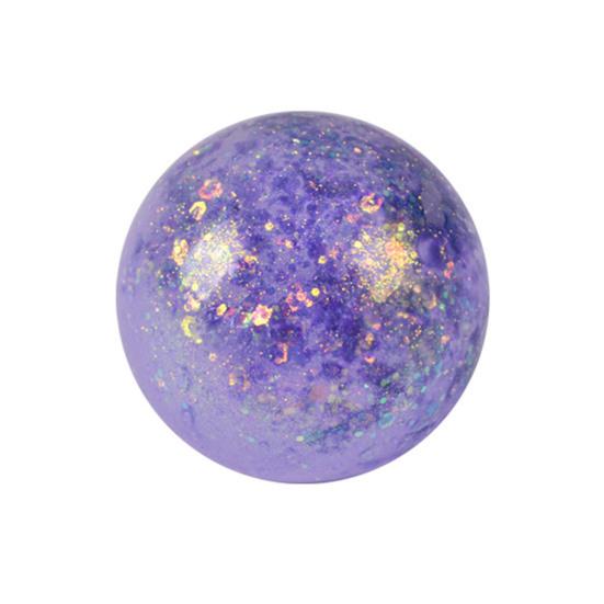 1/4Pcs Glitter Stress Relief Ball Toy Transparent Multicolor Squeeze Sugar Ball Portable Travel Home Office Anxiety Relieving Fidget Ball