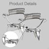 2Pcs Pottery Clay Glaze Clamps Tool Portable Sturdy DIY for Teacups Ergonomics Fingertip