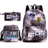 Astro Bot Children's School Bag, Cosmic Robot Elementary School Student Starry Sky Backpack Leisure Bag
