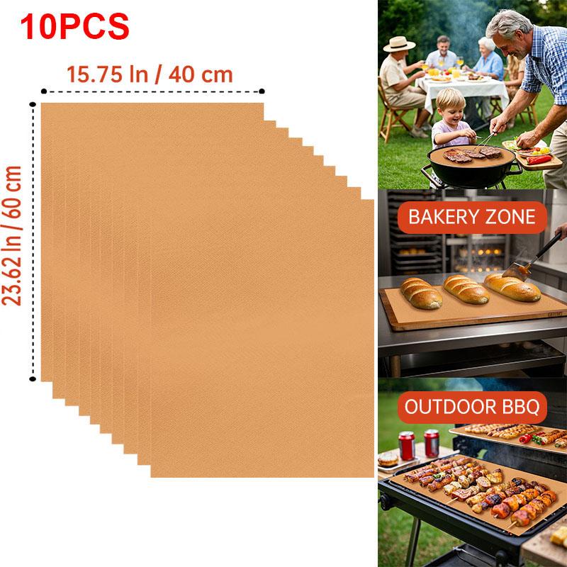 60*40cm Non-stick BBQ Grill Mat Baking Mat Barbecue Tool Cooking Grill Sheet Heat Resistance Kitchen BBQ Tool