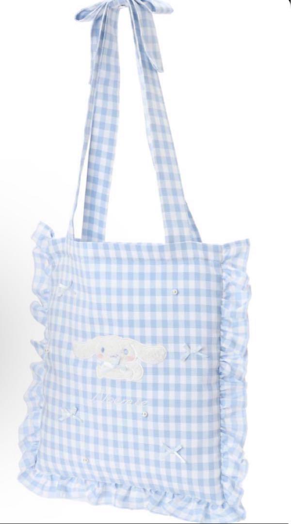 

[USED] Cinnamon Cinnamoroll Tote Bag Cute Cute Mass-produced Landmine Ribbon Sickly Cute