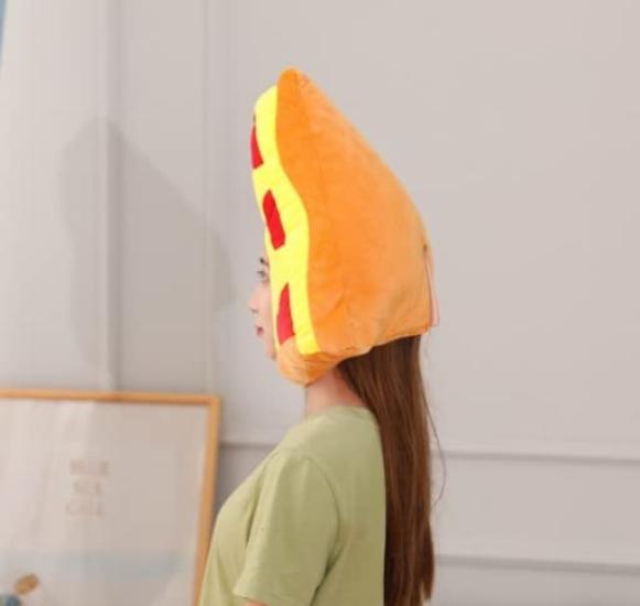 DOKiDOKi Pizza Photo New Welcome Transformation Headgear Headgear, Cosplay, Costume, Hat, Kigurumi, Mask, Shoot, Fun, Event, Party, Halloween,