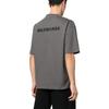 Balenciaga Embroidered-Logo Cotton T-shirt 'Grey' Men's 612966TNVG91300