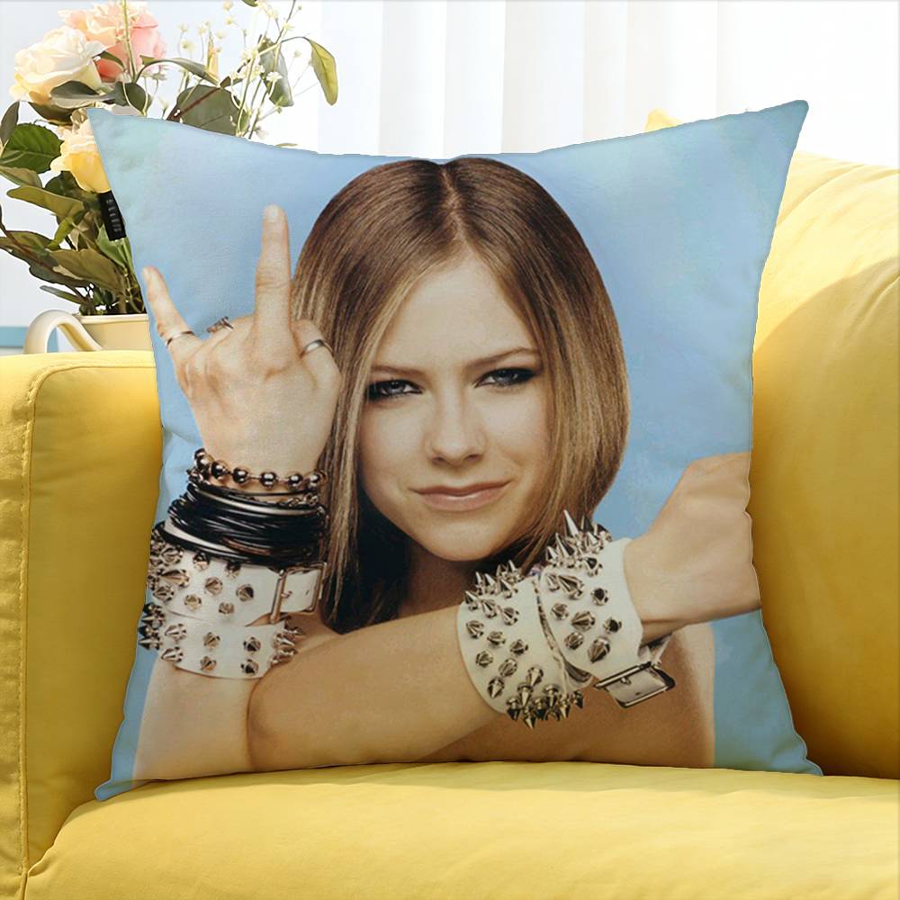 Avril Lavigne World Various Sizes Square Pillow Case For Car Home Bedchamber Decor