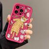 Cute Cat Is Suitable for iPhone17 Mobile Phone Case Apple 17promax New 14 Fine Holes 13/12 Factory 11