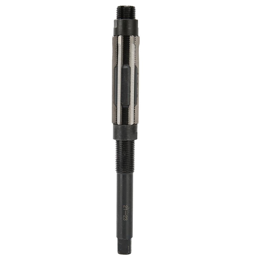 Adjustable Reamer Hand Chucking Tool 6 Flute 64mm Length 9SiCr 21‑23mm Adjustment Range