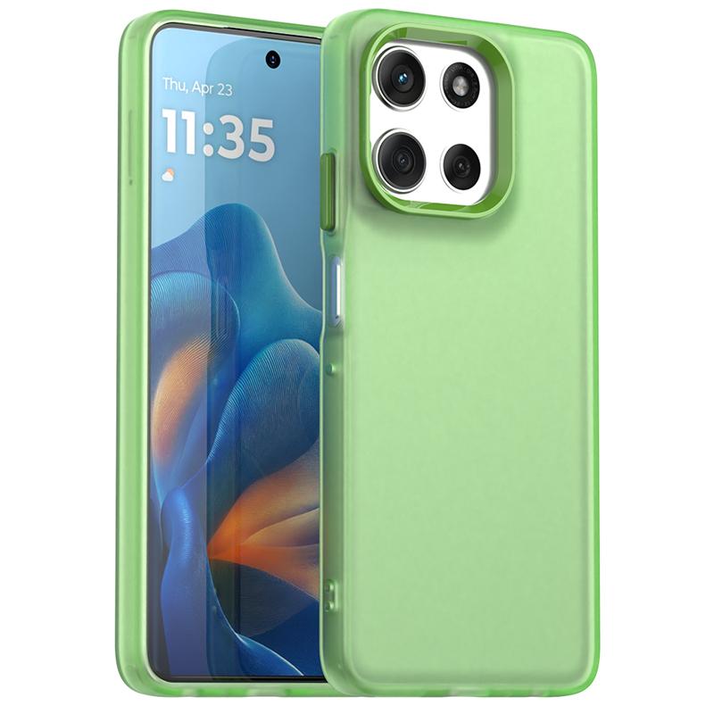 Anti-Drop Candy Color Case For Motorola Moto G56 Matte PC Transparent Back Case Moto G56 G66j G66y G86 Cover For Moto G56 Case