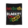 Black History Knitted Blanket Fleece  Super Warm Throw Blanket for Bedroom Sofa Bedroom Quilt