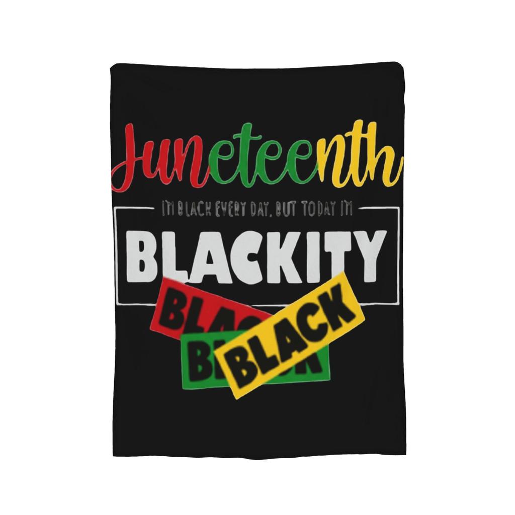 Black History Knitted Blanket Fleece  Super Warm Throw Blanket for Bedroom Sofa Bedroom Quilt