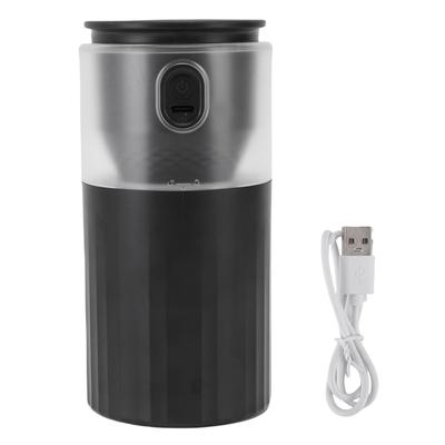 Mały nawilżacz biurkowy ABS 2 tryby Cichy Przenośny Nawilżacz chłodnej mgiełki ze światłem do wnętrz Biuro Samochód Czarny