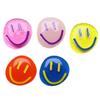 Ice Transparent Round Smiley Face DIY Accessories for Phone Cases, Hairpins & Magnets