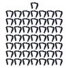 Pack Of 50 Christmas Light Hanger Clip For Fascia Board Roof Gutter Fence Eave Decoration Plastic Clip Hanger