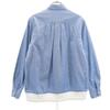 Sacai Made In Japan Chambray Shirt Jacket 1 Blue Men's Used