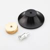 Audiocrast Lockable Black Gold Turntable Vinyl Record Stabilizer