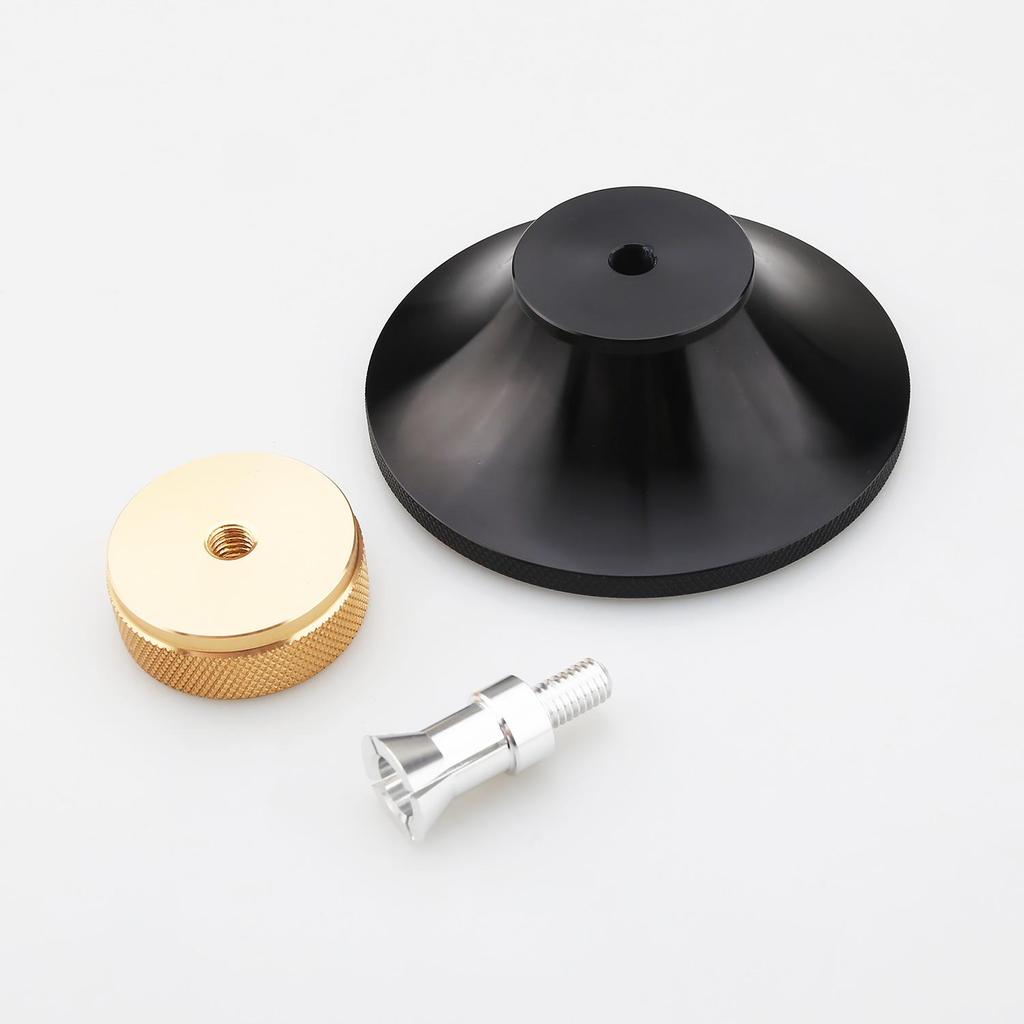 Audiocrast Lockable Black Gold Turntable Vinyl Record Stabilizer