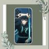 M-Muichiro Tokito Demon Slaye Phone Case For Samsung Galaxy A52 A12 A51 S21 Edge S22ULTRA S23 S20LITE Plus Transparent Cover