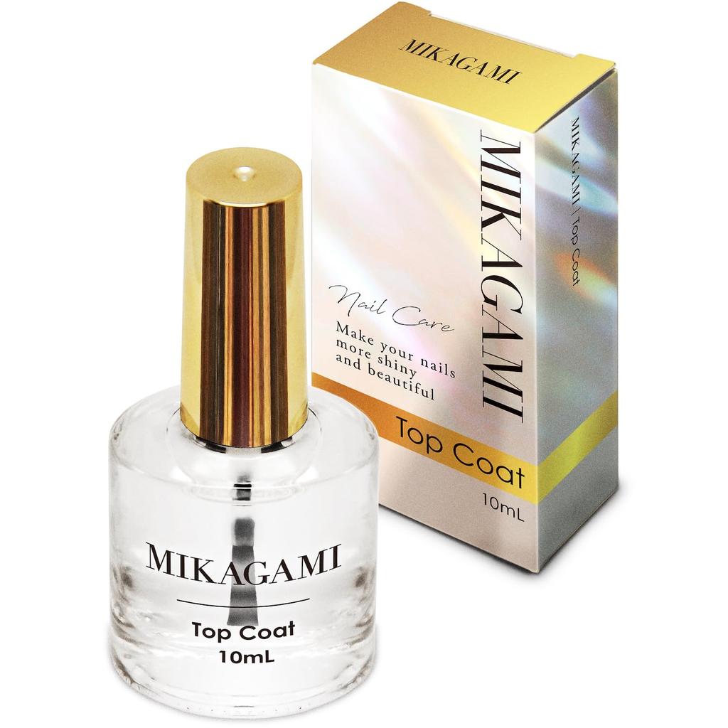 MIKAGAMI Top Coat Nail Quick Made in Japan Polish, Drying, 10mL,