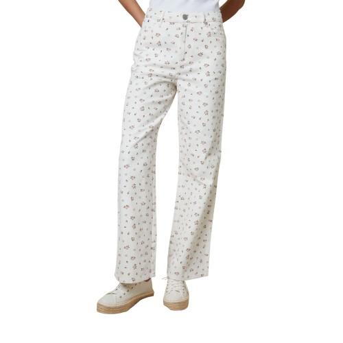 Threadbare Womens/Ladies Soleil Floral Wide Leg Jeans