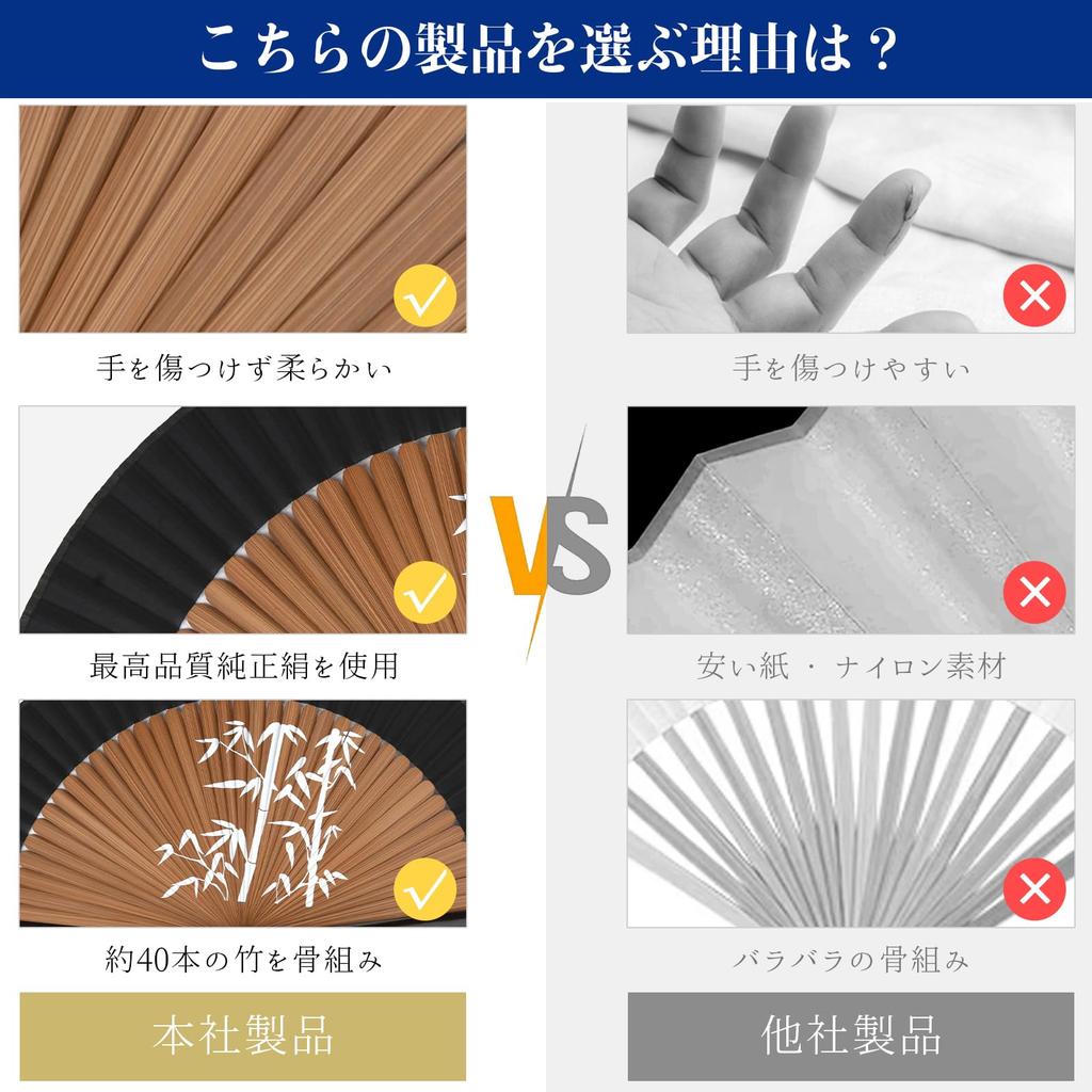 Dockii Folding Made in Gift Box and Bag Perfect for Summer Kabuki Fireworks Japanese Blue Men's Fan, Durable, Japan, Lightweight, Popular, Men's,