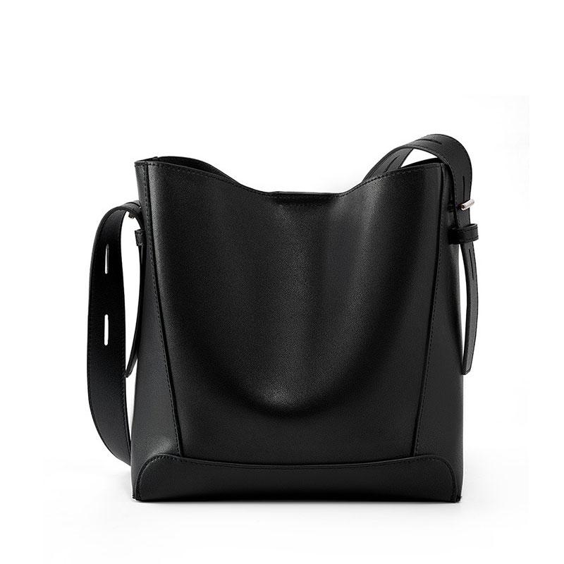 2026 New Women Bucket Bag Fashi Trend Genuine Leather Women's Shoulder Bag Luxury Designer Crossbody Bags Cowhide Handbags