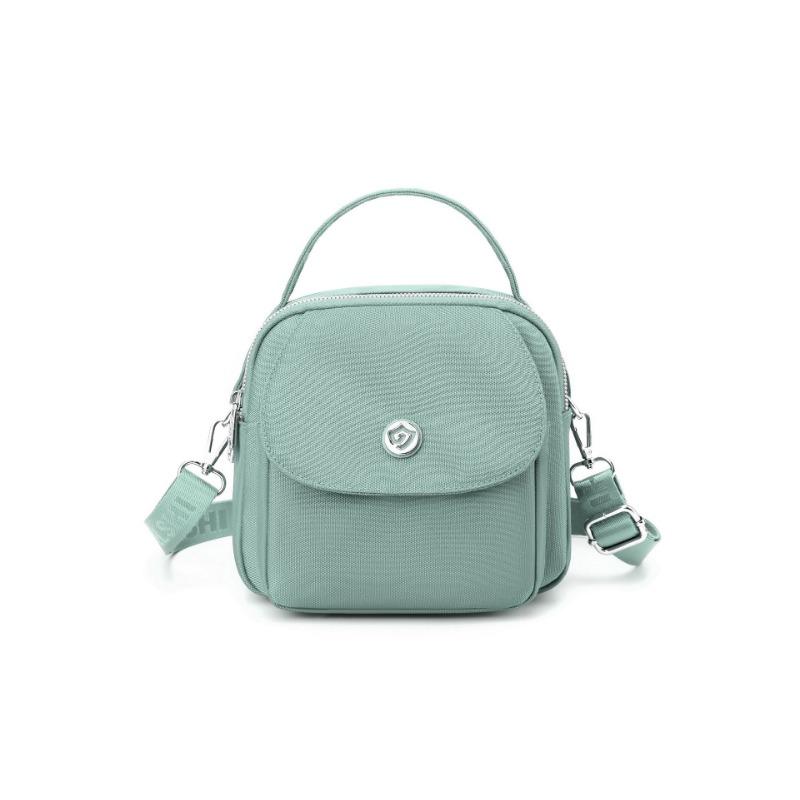 New canvas portable small lightweight multi-layer mother bag medium messenger bag Oxford cloth hand bag