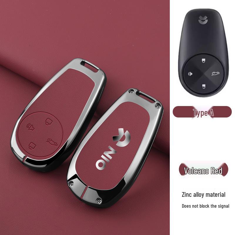 NIO ES6/ES7/ET7/ET5 Creative Metal Keychain for Men & Women - Car Pendant/Bag Charm.