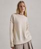 ARTID Line Color Block Oversized Pullover Knit_Ivory