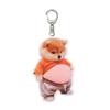 Cute Squishy Dog Squishy Pinchable Stress Relief Bag Funny Animal Bag Accessory [Vibrly] Super 3DFat Keychain, 3D, Inside, Belly, Squeeze, Charm,