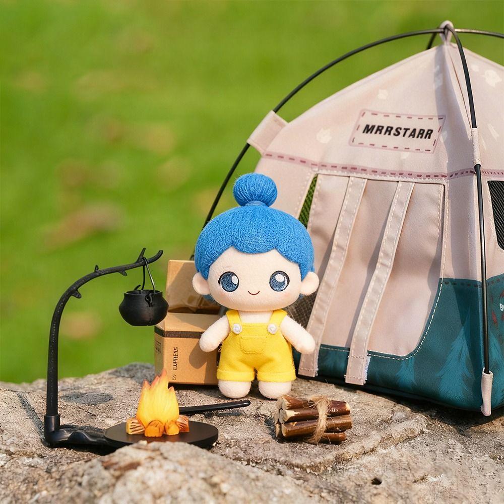 1:12 Scale Miniature Doll Tent Oxford Cloth Dollhouse Miniature  Dollhouse Ornament